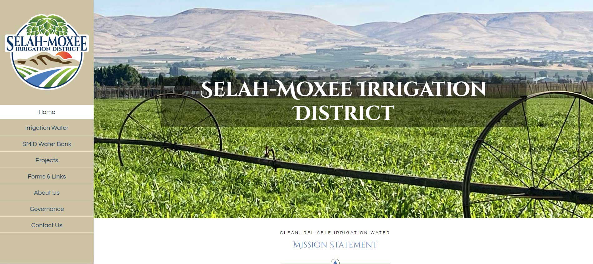 Home Selah Moxee Irrigation District Yakima, WA